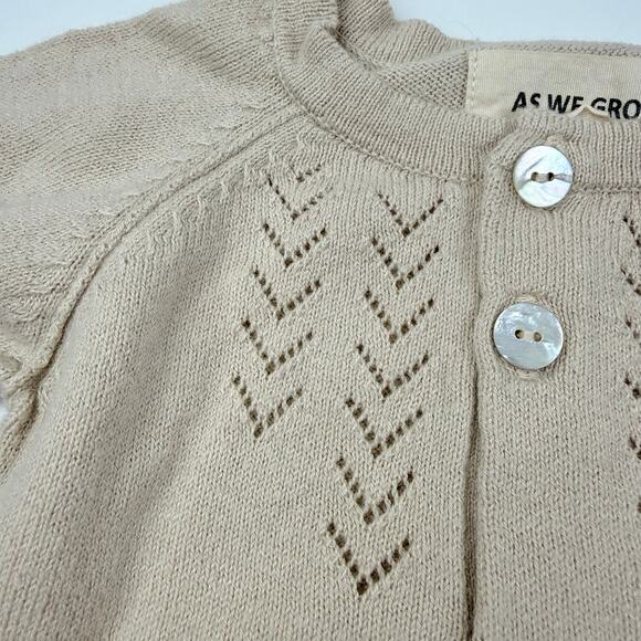 As We Grow Baby Alpaca Blend Knit Sweater Romper - Picture 2 of 5